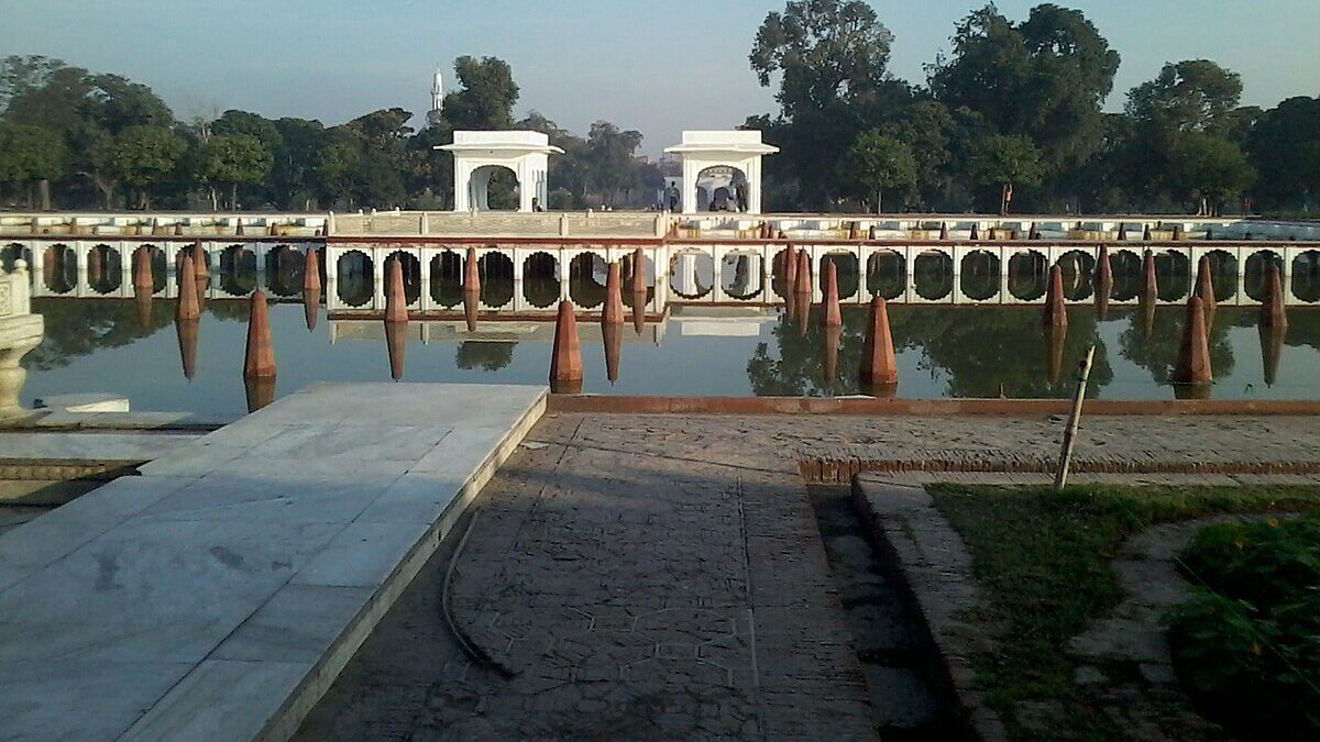 Mughal-era Shalimar Gardens Lahore with terraces and water channels