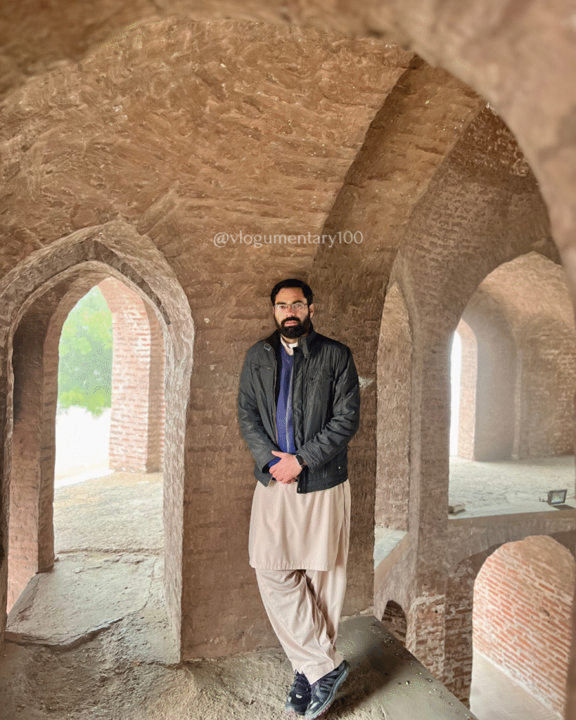 Archaeologist Saad Zahid exploring hidden Mughal water architecture in Lahore