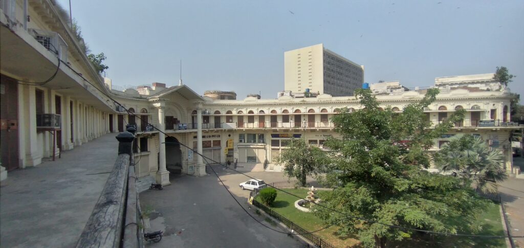 Heritage buildings on Mall Road Lahore with colonial design