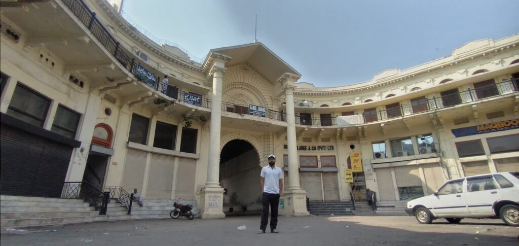 Saad zahid exploring colonial architecture in Lahore