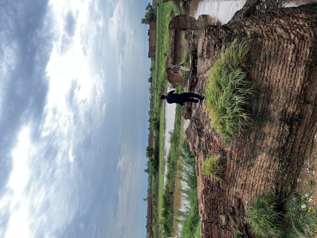 Collapsed Mughal bridge over historic drain near Shadra Lahore